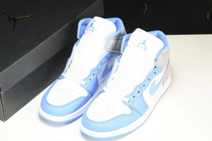 Grey 1 AIR NIKE Mid  Blue University JORDAN 1122